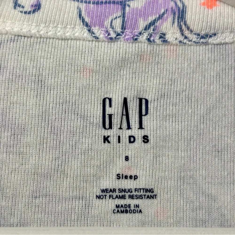 GAP Cotton Unicorn Pajamas Girls Size 8